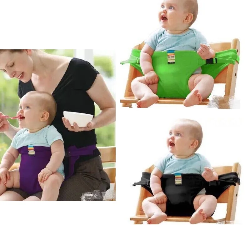 Столик для кормления малыша ремень безопасности портативное сиденье Путешествия складной стул стрейч обертывание кормления Стул