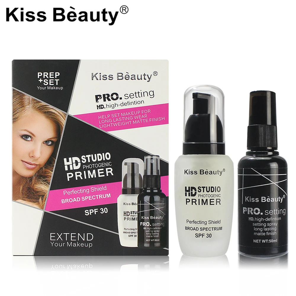 Face Primer MakeUp Setting Spray Long Lasting Matte Finish highlighter contouring face Primer makeup face