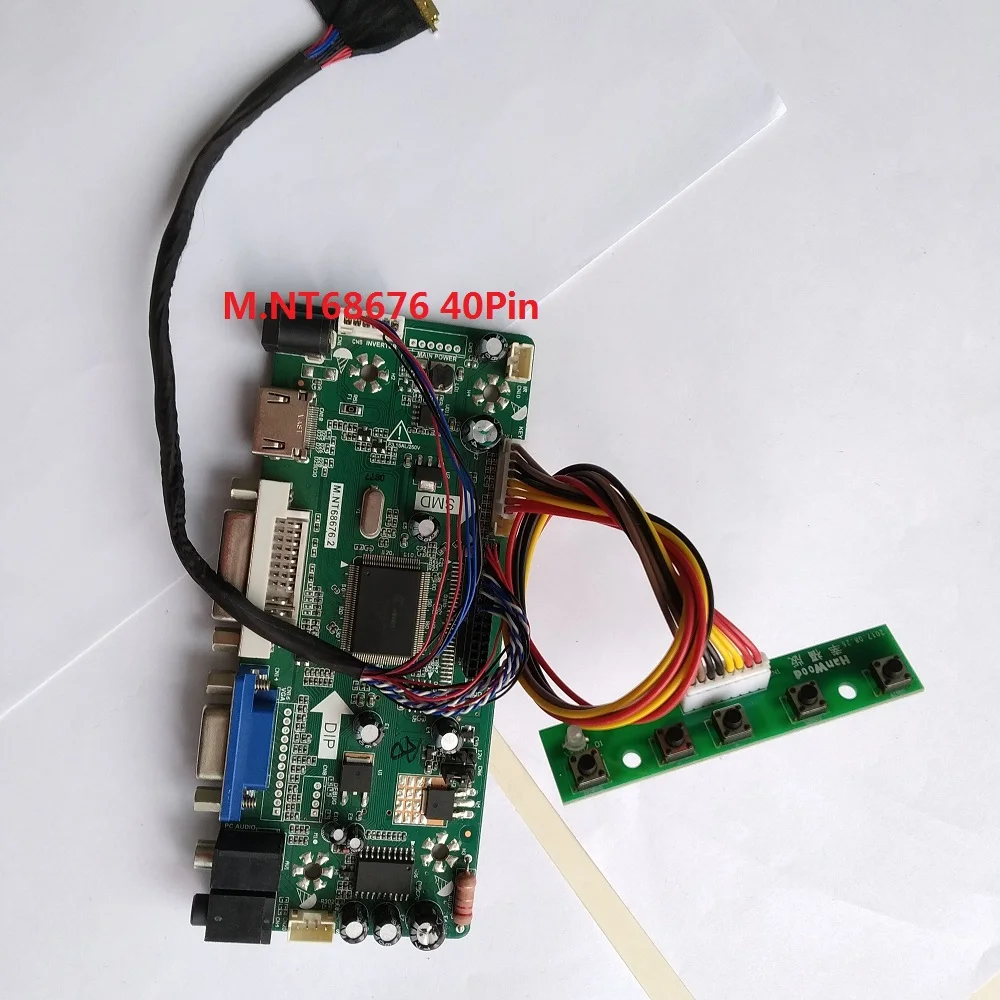  Kit for LP156WD1(TL)(D3) Controller board 1600X900 LED DIY VGA DVI Monitor M.N68676 HDMI LCD 15.6
