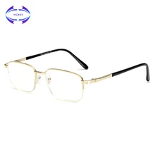 VCKA, мужские и женские очки для чтения, линзы из смолы, Пресбиопия, синий светильник, оправа из сплава, очки унисекс+ 1,0+ 1,5+ 2,0+ 2,5+ 3,0+ 3,5+ 4,0