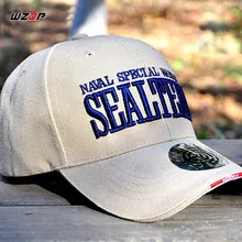 WZJP Высокое качество Новые мужские темно-синие уплотнения шапки военные охотничья рыболовная шляпа наружная вышитая охотничья маска для лица регулируемая