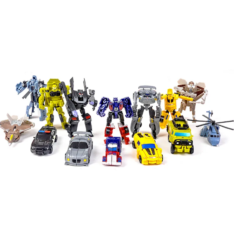 Transformation Mini Car Kid Classic Robot Cars Toy For Children Action Figures