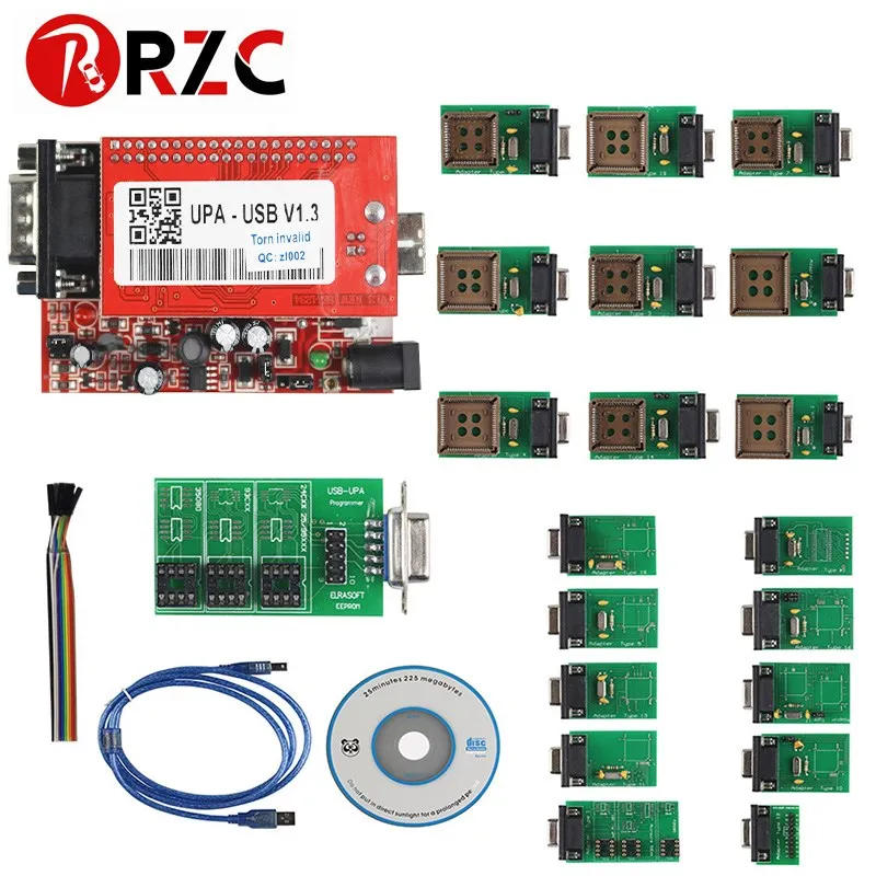 Upa usb программатор 2019 Основной блок с полным адаптером upa Чип ECU Тюнинг programador