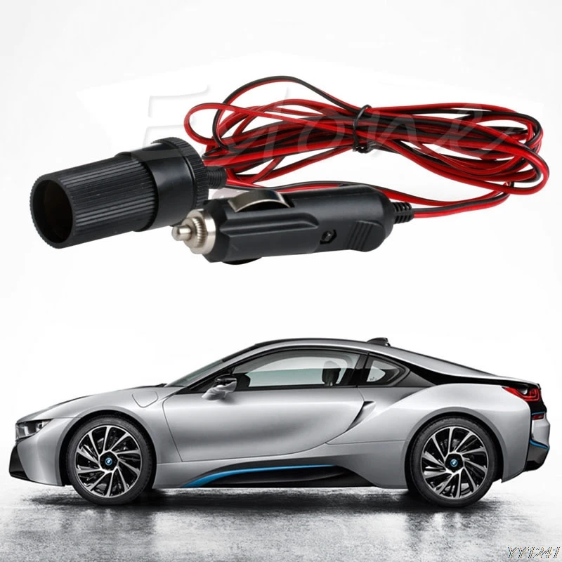 

3M 12V 24V Car Cigarette Lighter Power Plug Socket Cord Adapter Extension Cable#50JA#