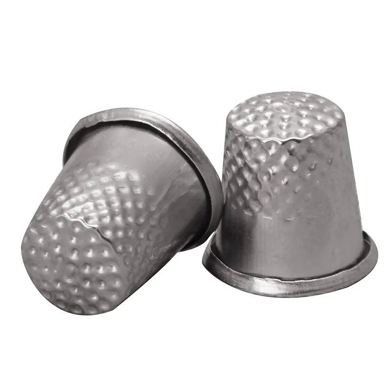 10 х металлические Thimbles-палец швейная рукоятка протектор для штифта иглы