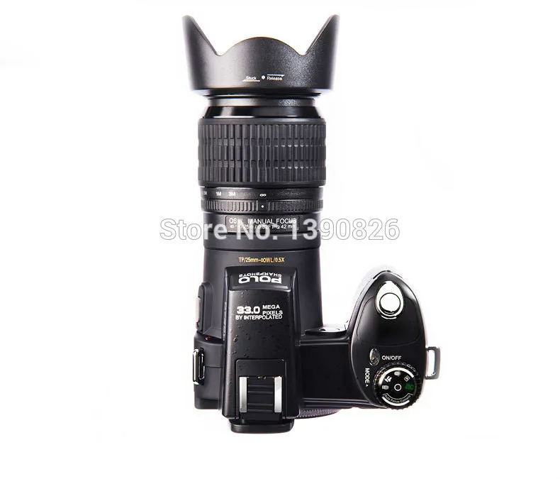 PROTAX D7100 Digital Camera 33MP DSLR Half-Professional 24x Telephoto Wide Angle Lens sets 8X Digital Zoom Cameras Focus