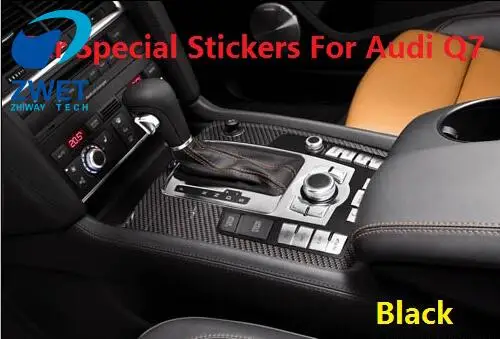 3d 4d 5d Carbon Fiber Vinyl Internal Decal Stickers For Audi