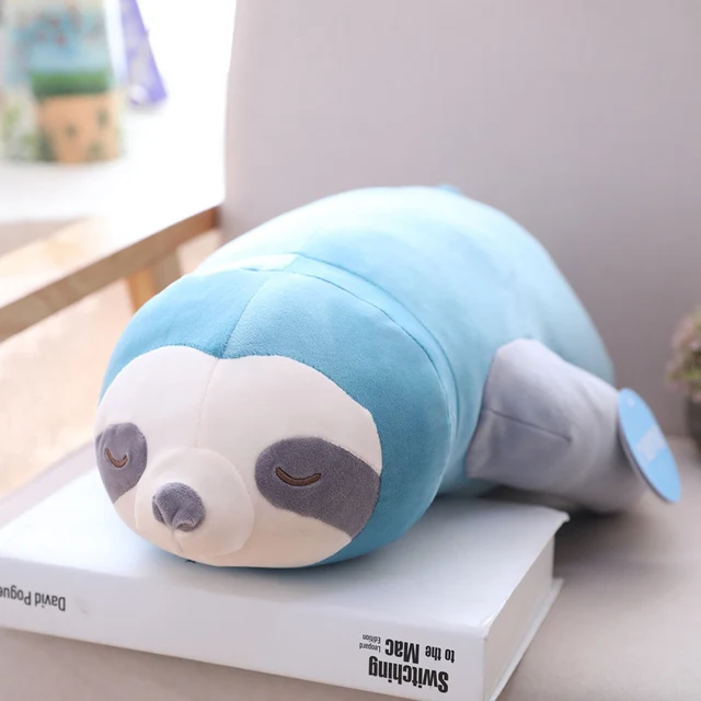 1pc Soft Simulation New Arrival Cute Stuffed Sloth Toy Plush Sloths Soft Toy Animals Plushie Doll Pillow For Kids Birthday Gift