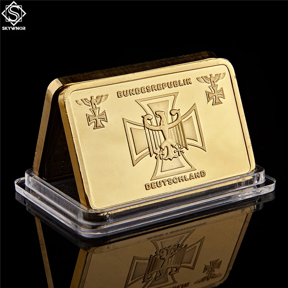

Gold Deustche Bundesrepublik 1OZ Gold Bar Germany Commemorative Bullion Bar Collection Gifts