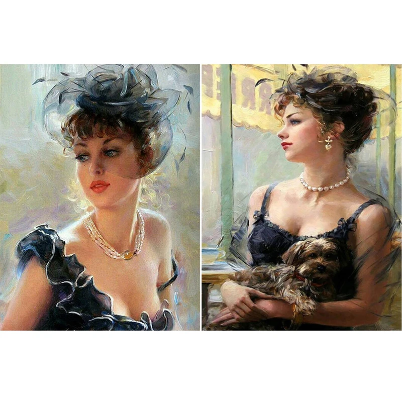 

5D Diamond Craft Painting Comic Beauty Diy Rubik's Cube Diamond Embroidery Mosaic Gift Diamond Wall Arts Decor