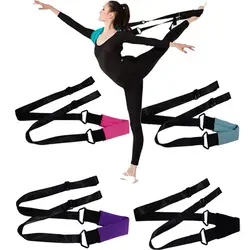 Для женщин балетные костюмы мягкие тянущийся ремешок сопротивление ремень танец Training натяжения пояса растяжения Пилатес Йога BB55