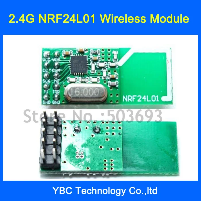 2 шт./лот NRF24L01+ 2,4 GHz RF Беспроводной модуль приемопередатчика