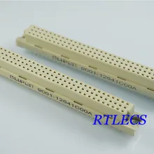 5 шт. разъем DIN 41612 2 ряда 64 позиции гнездо вертикальное сквозное отверстие PCB 2x32 Pin 2,54 мм x 5,08 мм