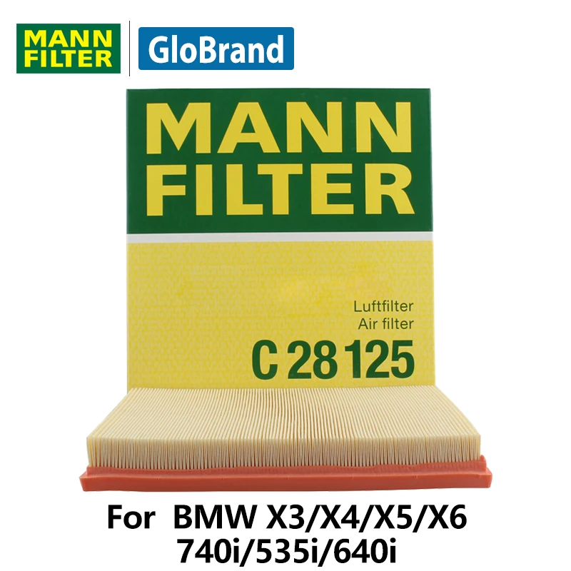 MANNFILTER car air filter C28125 for BMW X3/X4/X5/X6/740i/535i/640i