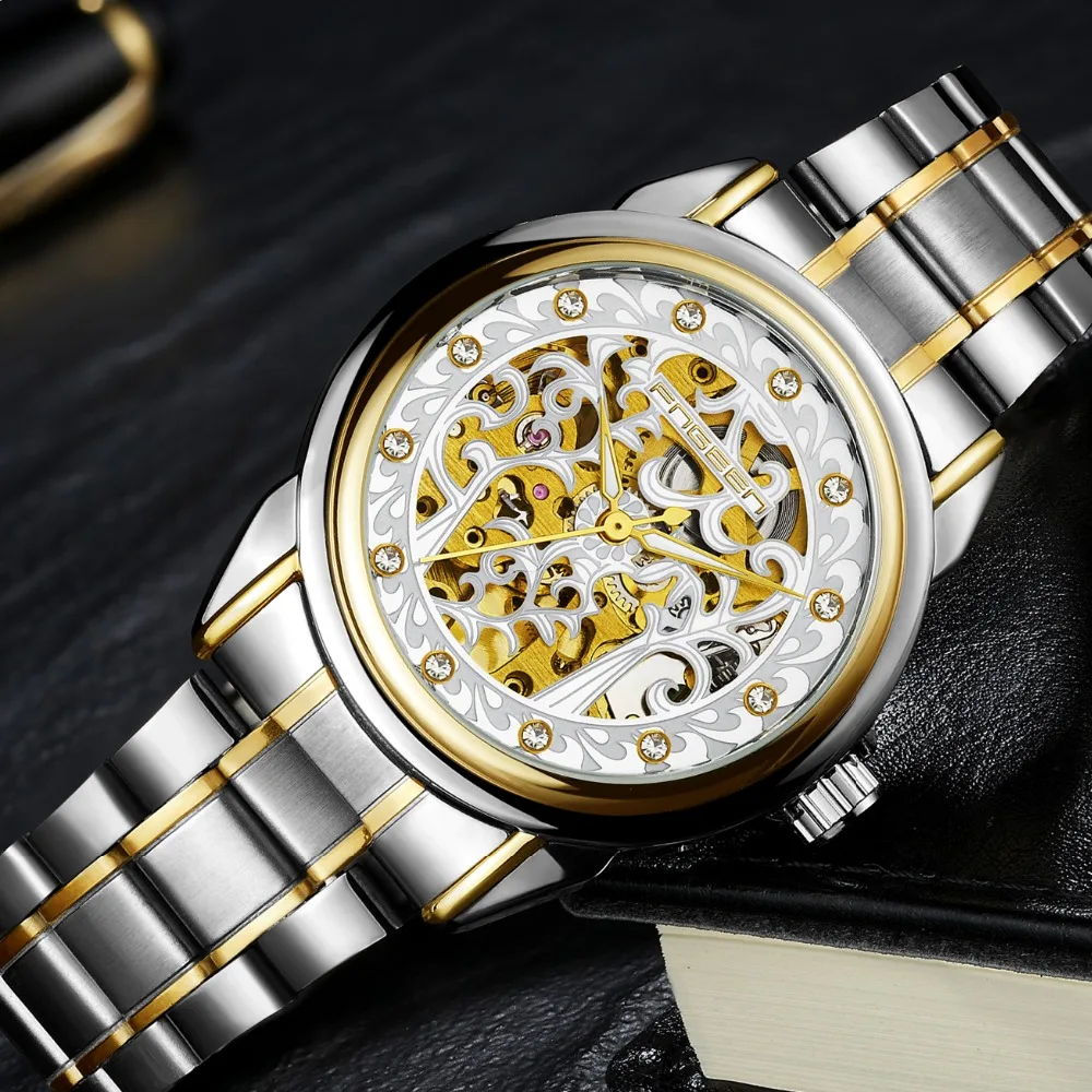 

FNGEEN Sports Watch Men Quartz Wristwatch Leather Band Male Clock Wrist Shockproof Waterproof Relogio Masculino Hodinky Clock