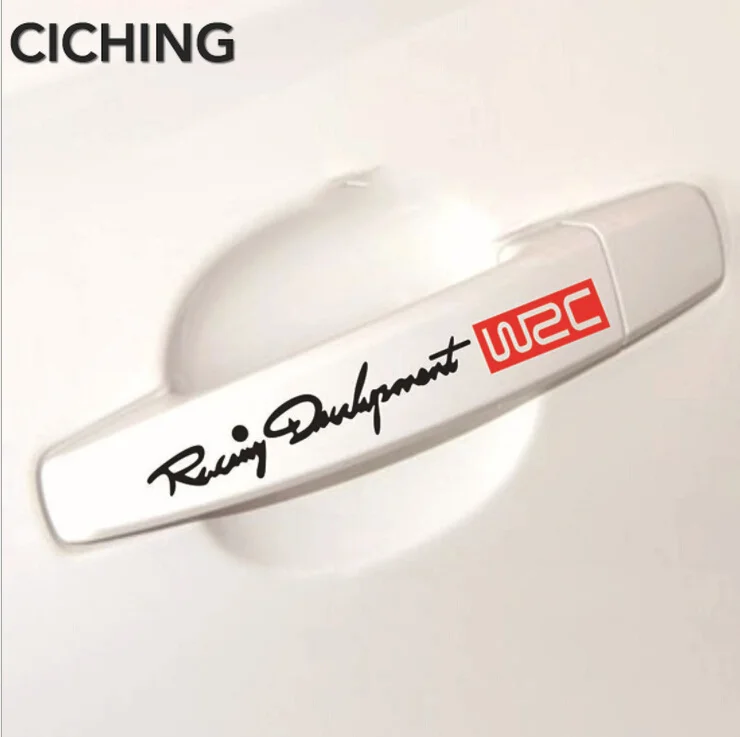 4 x Newest WRC Car Door Handle Stickers Decal for KIA Rio K2 K3 K4 K5 KX3 KX5 Cerato Soul Forte Sportage R Sorento Optima | Автомобили и