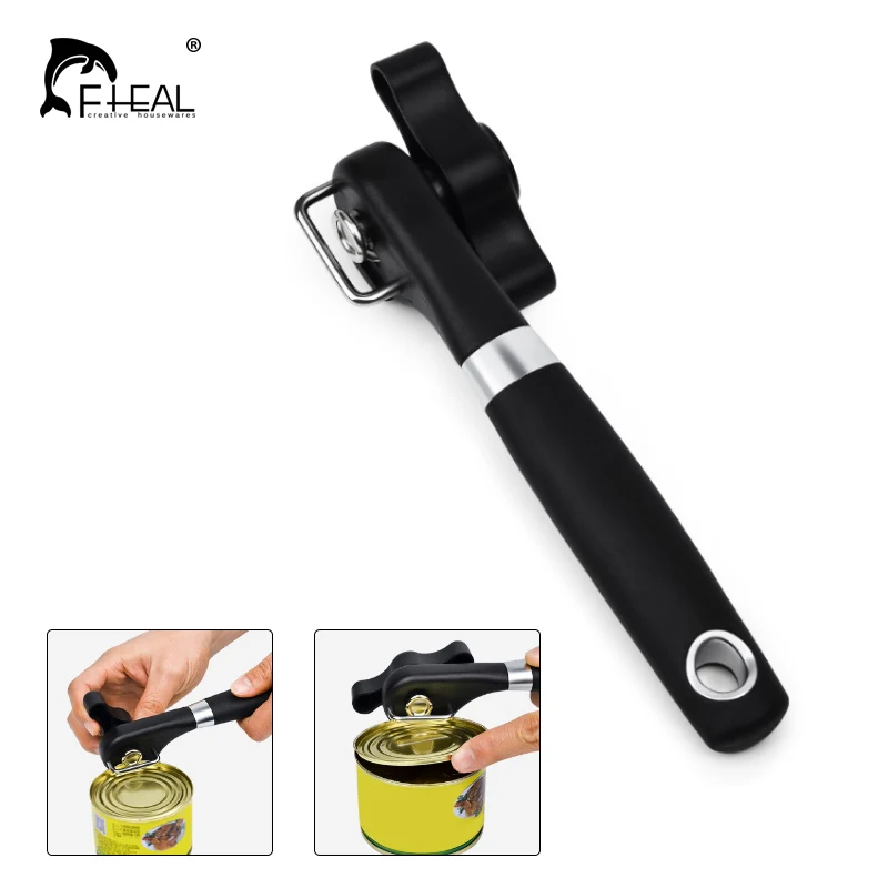 

FHEAL Smooth Edge Cans Opener Professional Effortless Manual Handy Can Opener Side Cut Manual Can Opener
