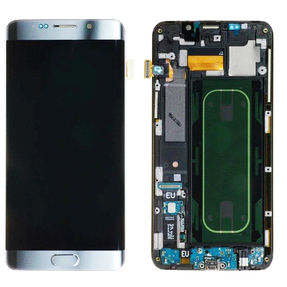 Super AMOLED для SAMSUNG GALAXY S6 Edge Plus ЖК дисплей дигитайзер сенсорного экрана в сборе S6Edge G928