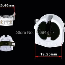 G5/T5 держатели для ламп с металлической задней частью 23,6*19,25*9,4 мм