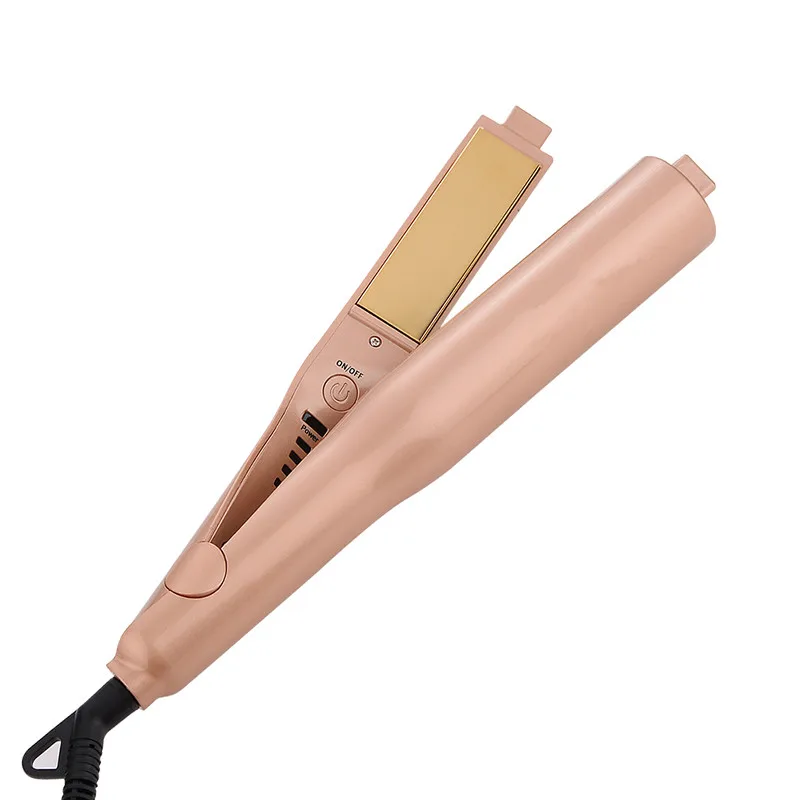 

2 in 1 Ceramic Tourmaline Ionic Flat Iron Hair Straightener Straightens & Curls with Adjustable Temp for All Hair Types