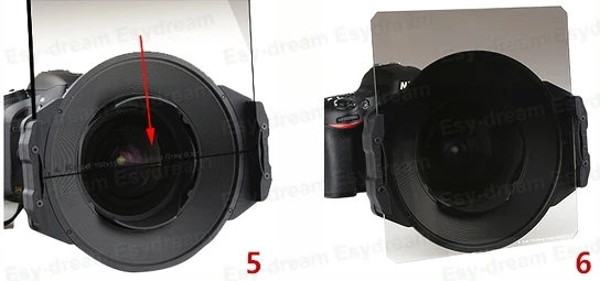 150 мм круговой фильтр капюшон+ 170*170 мм квадратный фильтр Слот держатель комплект системы для Canon TS-E 17 мм f/4L F4 F4L объектив