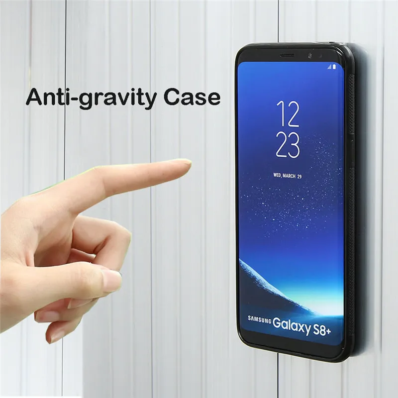 Антигравитационный чехол для samsung Galaxy S8 S9 Plus S10 чехол антигравитационный Nano Sticky Magic Adsorb чехол для Galaxy Note 10 Plus 9 8