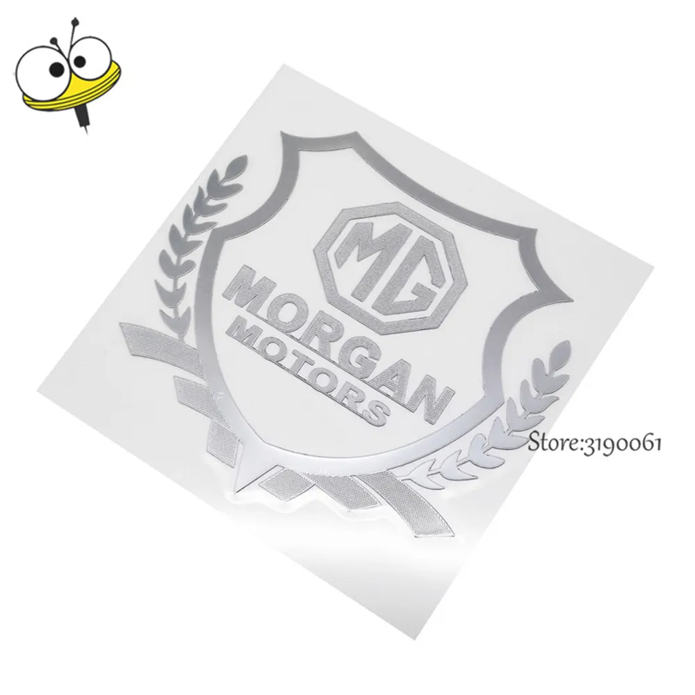 Дешевые Пластик Авто Стикеры герба Знак Наклейка автомобиль Стайлинг для MG Morgan логотип для Моррис гараж MG3 MG5 MG6 MG7 TF ZR MG GT