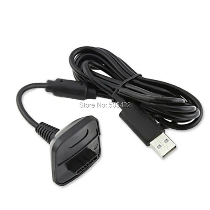 Black-USB-Charge-Charger-Charging-Cable-Cord-Lead-Kit-for-Microsoft-Xbox-360-Wireless-Controller-Console