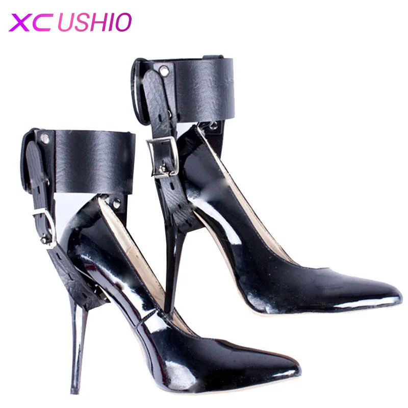 969A Rubber Stamp Shoe Bondage Cuffs