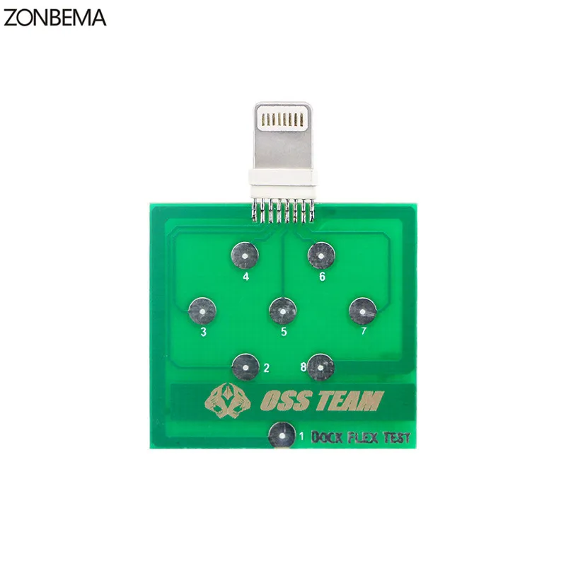 ZONBEMA оригинальная профессиональная зарядная док-станция гибкий тест ремонтные инструменты для iPhone 8 8P X 7 6 6S Plus для микро Android тестовый инструмент