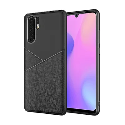 

For Huawei P30 Pro Case Soft Silicone Leather Grain Skin Protective back cover case for huawei p30 p20 lite p30pro phone shell
