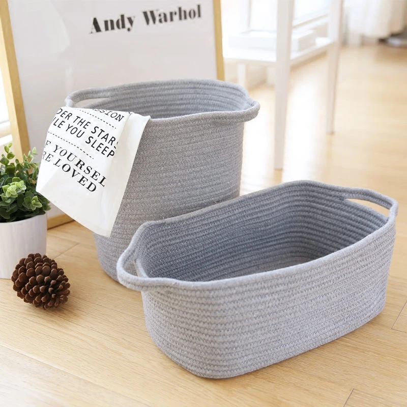 

Foldable Linen Cotton Storage Basket Japanese Style Dirty Clothes Storage Laundry Basket Sundries Organizer Toy Home Storage Box