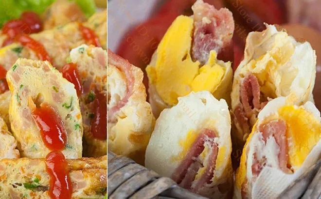 Хот-дог торговый Машина хот-дог производитель омлет чайник Egg Roll тостер Egg Roll чайник