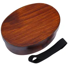 Japanischen bento-boxen holz lunchbox handgemachte natürliche holz sushi box geschirr schüssel Lebensmittelbehälter