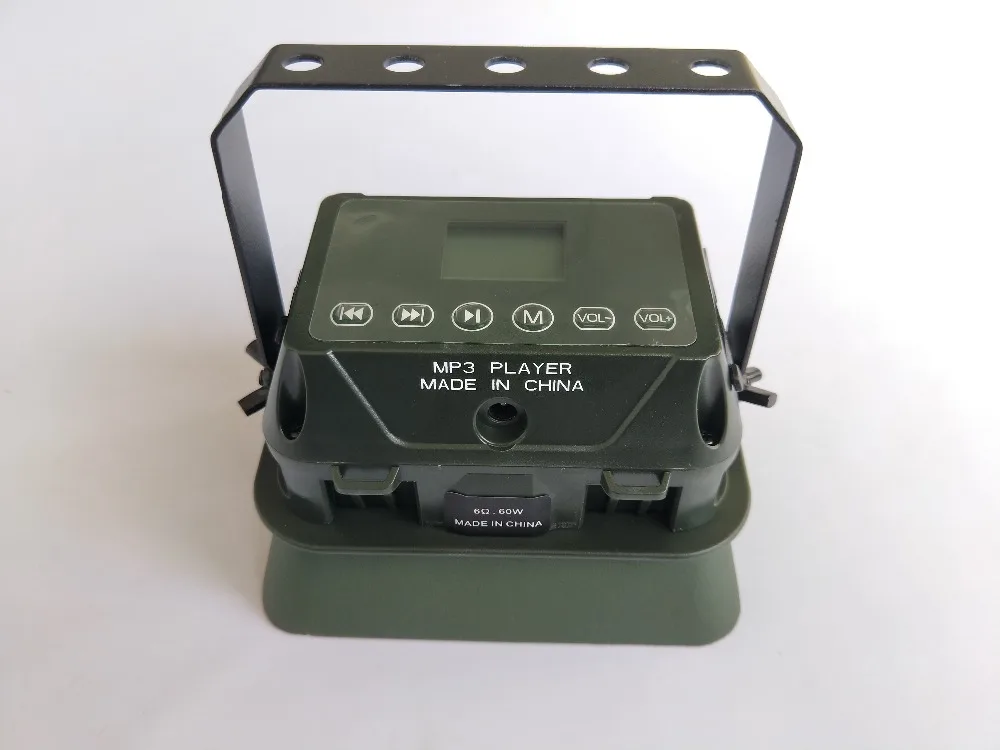 Concha de Metal à Prova Chamariz do Pássaro Amplificador de Voz com Externo Pddhkk Pássaro Água Caça Caller 60 w 323 Ganso Pato Som Falante d' 5 PDDHKK Pássaro Concha de Metal À Prova