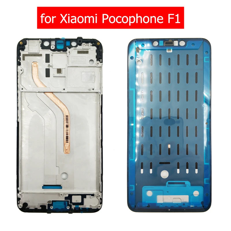 

for Xiaomi Pocophone F1 Middle Frame LCD Supporting Frame Plate Housing Bezel Faceplate Bezel Poco Phone F1 Global Repair Parts