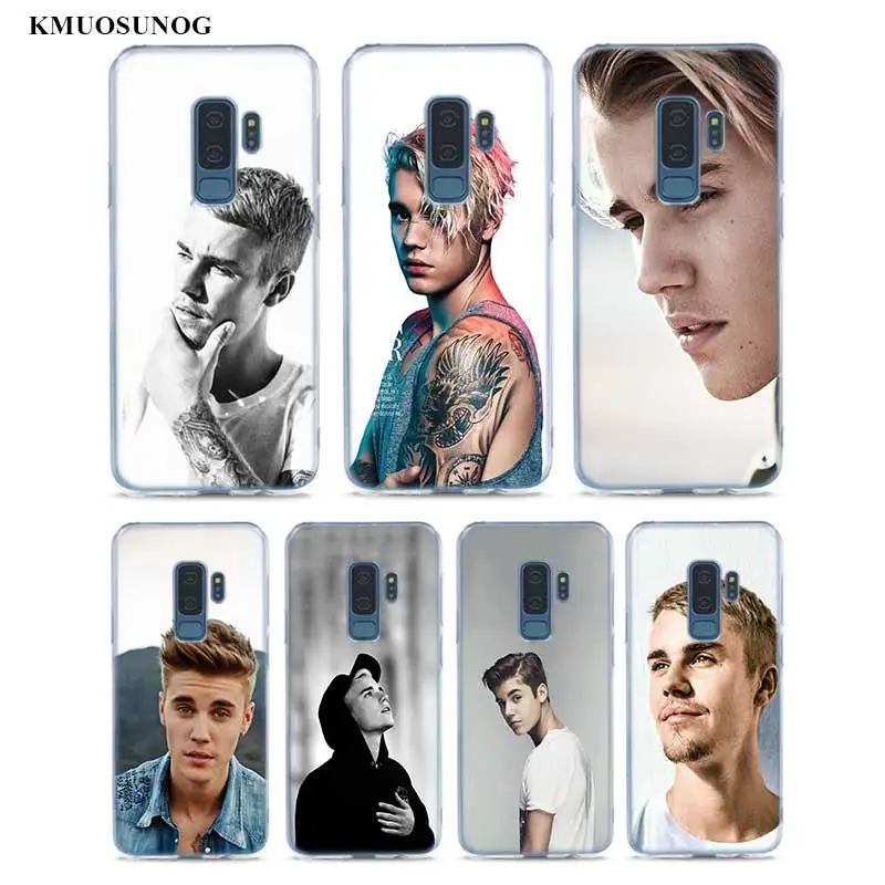 

Transparent Soft Silicone Phone Cases Justin bieber For Samsung Galaxy S9 S8 Plus S7 S6 S5 Edge Note 9 8