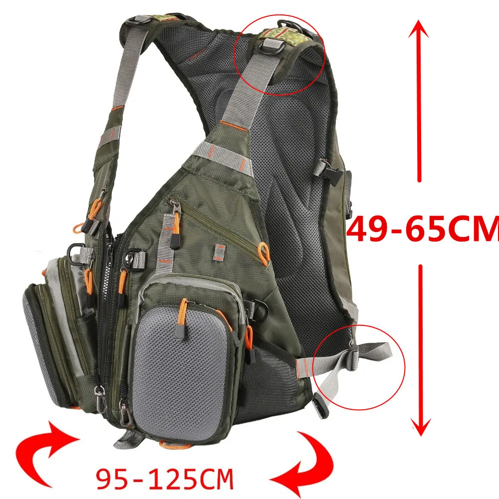 Maximumcatch Fly Fishing Vest Backpack And Vest Combo Army Green Fishing Vest fly Fishing Jacket