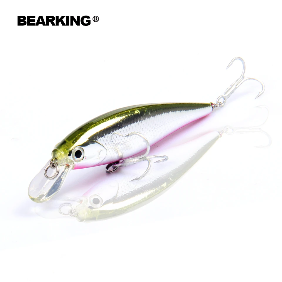 bearking fishing lure ,new model,perfect action minnow 65mm/5g, 5pcs/lot.  dive 0.8-1.2m,free shipping