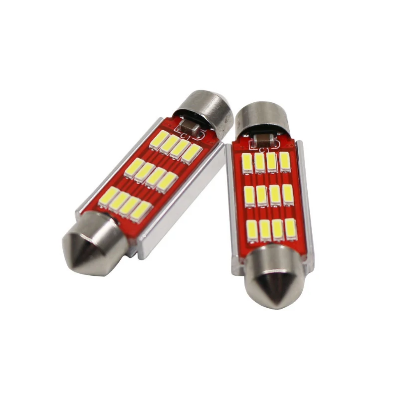 

10 Pcs LED Bulb Light C5W 31mm 36mm 39mm 42mm 4014 SMD Light Cambus C10WD Auto Car Styling Interior Extern