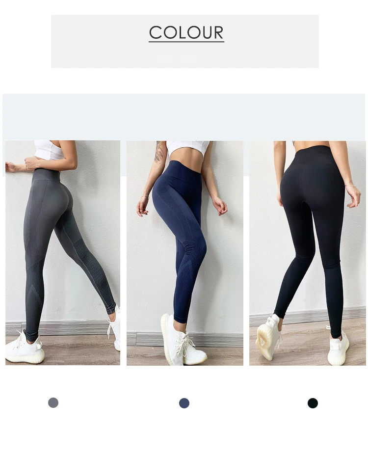 SOISOU Леггинсы спортивные женские фитнес быстросохнущие Леггинсы для йоги тренировки бега женские штаны высокая эластичность дышащие брюки