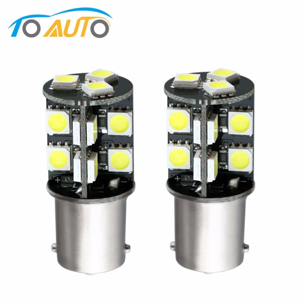 2 шт. 1156 BA15S P21w 19 SMD чисто белая CANBUS OBC Error Free сигнал автомобиля светодиодный