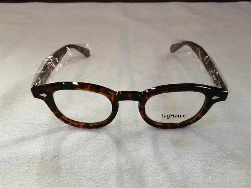 Бренд TagFrame круглые очки высокого качества с оправой Джонни Depp Woodys Allens|Мужские
