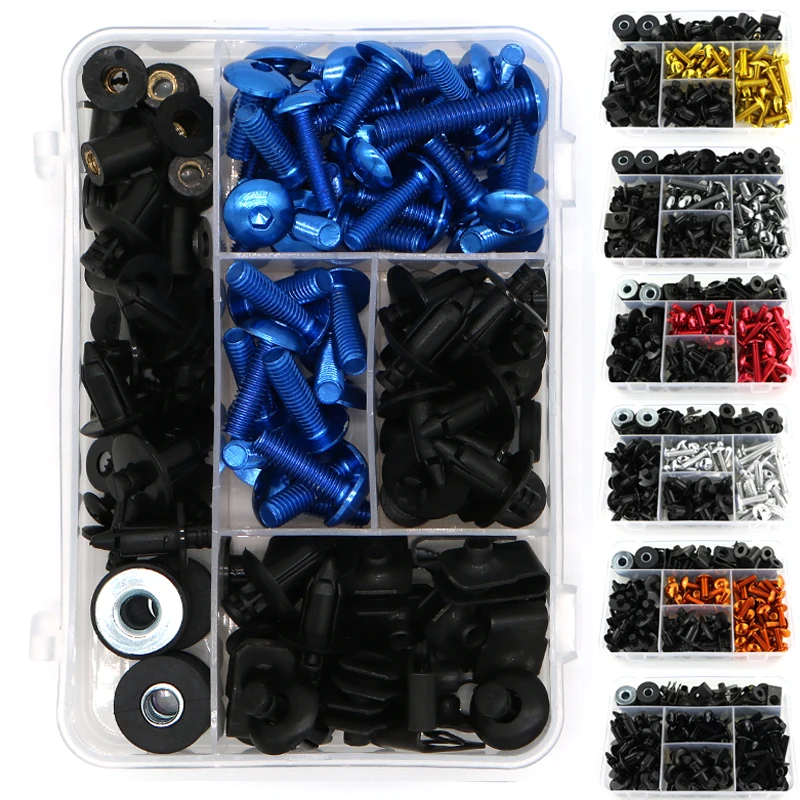 

M6 M5 Fairing Bolts Screw Spring Nuts For Suzuki GSX-R600 GSX-R750 GSXR600 GSXR750 1996-2004 2005-2019 Complete Full Fairing Kit