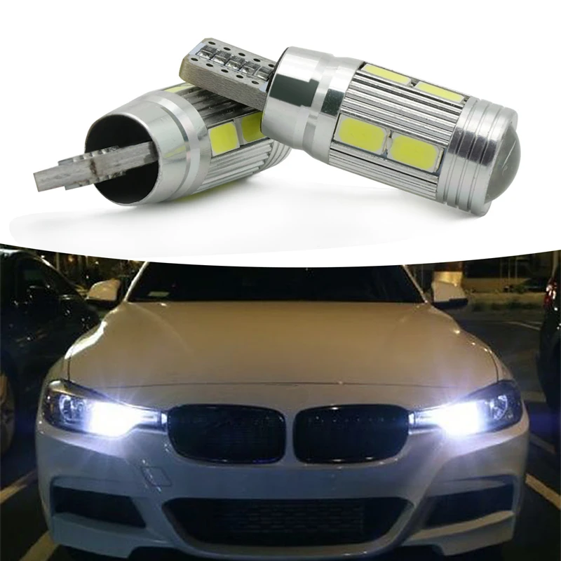2x T10 W5W 194 светодиодный светильник лампочки Canbus Error Free для VW Golf Passat Polo Jetta Tiguan Touran Nissan