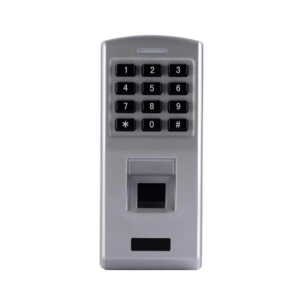 MagiDeal Metal Housing Waterproof Door Access Fingerprint Code Password