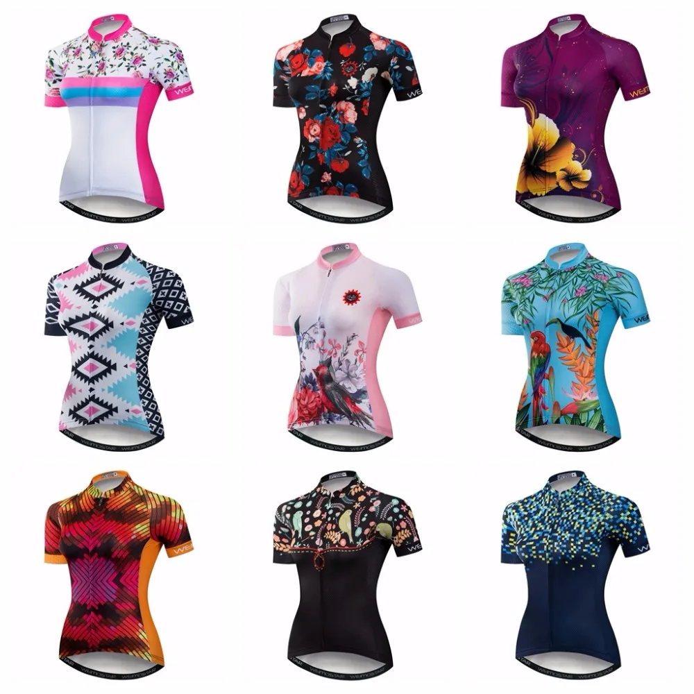 

Cycling jersey Women Bike jersey Short sleeve MTB Top Maillot Summer riding Top Road Mountain sports shirts Sportswear jackets