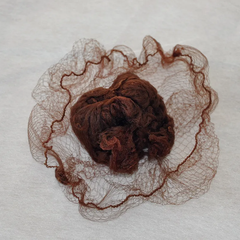 100pcs/lot Invisible Disposable Elastic Nylon Finest Hairnet Breathable Hairnet Soft Net