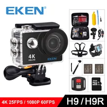 EKEN H9 / H9R Original Ultra HD 4K 25FPS Wifi Action Camera 30M waterproof 2 Screen 1080p underwater go extreme pro sport cam