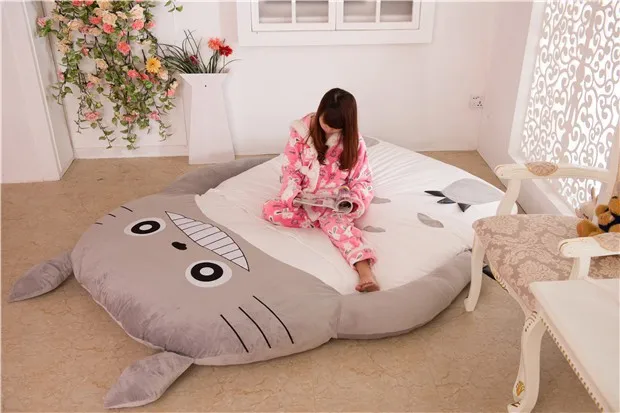 Fancytrader 230cm X 180cm Super Cute Giant Totoro Double Bed Carpet Sofa for 2 persons Free Shipping FT90192 (9)